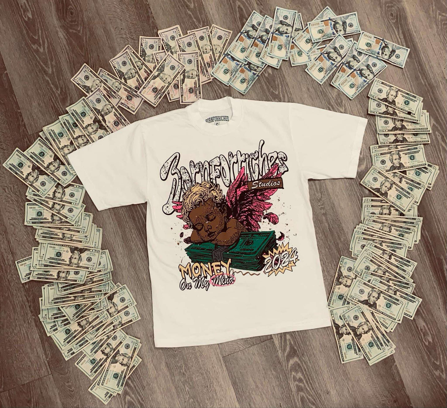 Money On My Mind T-Shirt - White