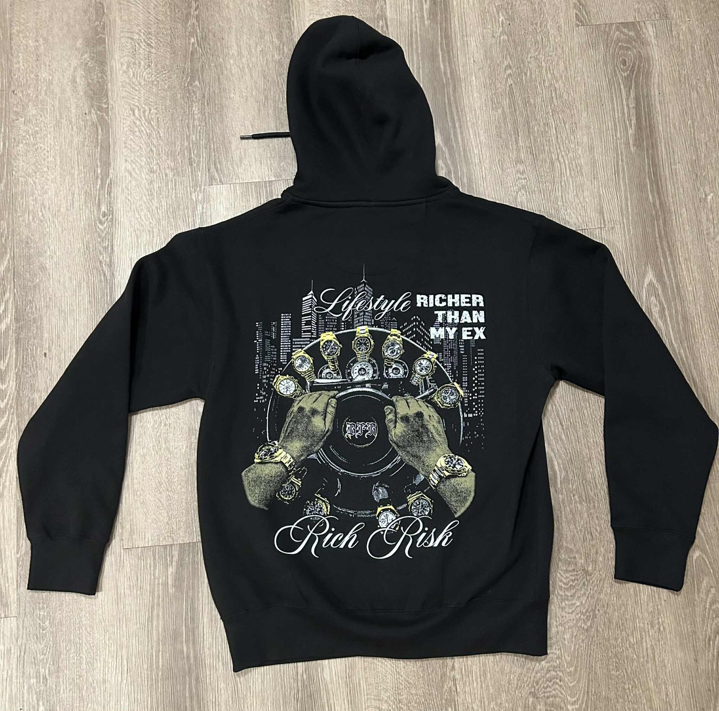 Rich Lifestyle Zip-Up - BLACK